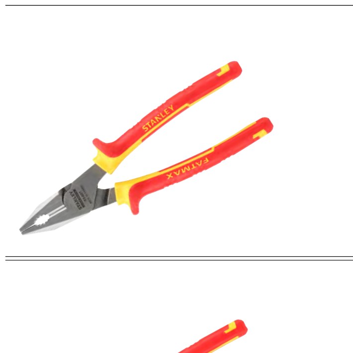 Seitenschneider mit diagonaler Schneide FatMax, Länge 200 mm, Gewicht 246 g