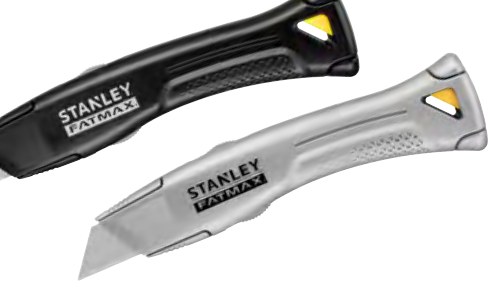 Messer FatMax mit feststehender Klinge für harten Einsatz, Länge 190 mm, Farbe Silber