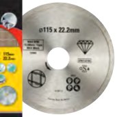 Diamanttrennscheibe für Winkelschleifer diamantiert, Durchmesser 115 mm, Bohrung 22.2 mm (STA38002-XJ)