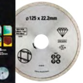 Diamanttrennscheibe für Winkelschleifer diamantiert, Durchmesser 125 mm, Bohrung 22.2 mm (STA38007-XJ)