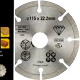 Diamanttrennscheibe für Winkelschleifer diamantiert, Durchmesser 230 mm, Bohrung 22.2 mm (STA38102-XJ)