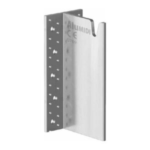 Verdeckter Balkenträger ALUMIDI MIT LÖCHERN 160 mm – Packung 25 Stk.