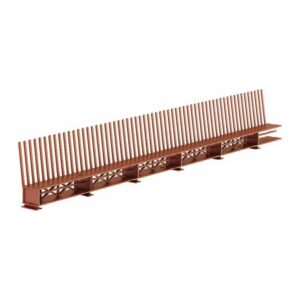 Standard-Vogelschutzkamm BIRD COMB 85 mm x 1 m, RAL 8019 – Packung 50 Stk.