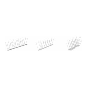 Vogelabwehr BIRD SPIKE 60 x 110 x 335 mm, Doppelt – Packung 150 Stk.