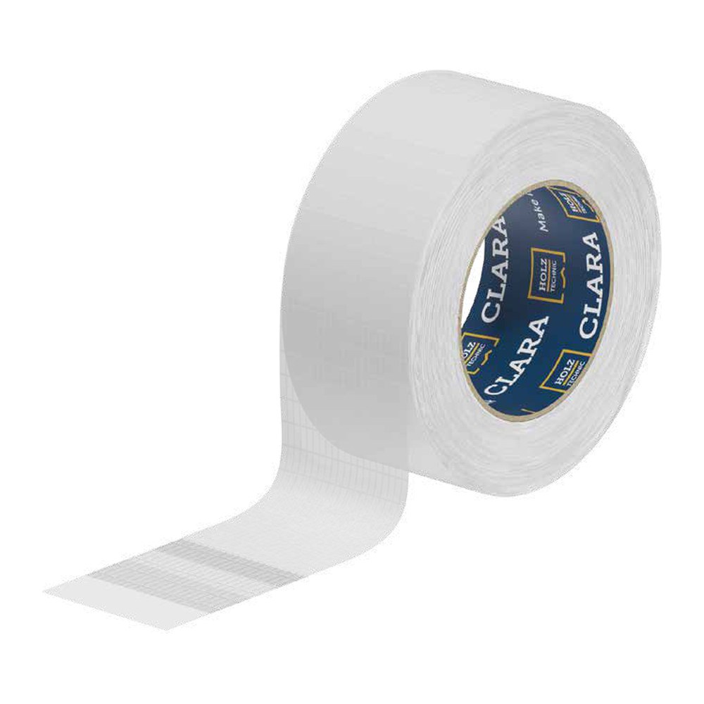 Einseitiges transparentes Universalband CLARA 60 mm x 15 m – Packung 12 Stk.