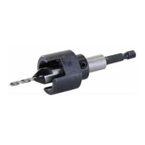 Bohrer-Senker-Satz mit drehbarem Tiefenanschlag DRILL STOP Ø 3 mm
