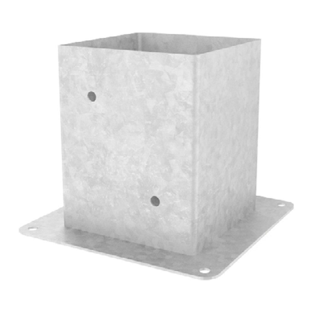 Quadratischer Pfostenträger F10 - F50 200 x 2,5 mm, F50, Hülse 161 x 161 mm