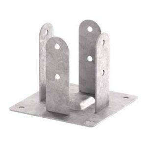 Offener Pfostenträger mit Flansch F51 150 x 3,0 mm