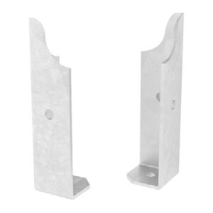 Zweiteiliger Pfostenträger, verdeckte Grundplatte FD50 185 x 4,0 mm