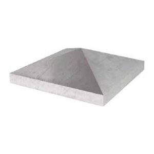 Abdeckung für quadratische und runde Pfosten HUT S-R Ø100 mm – Packung 10 Stk.