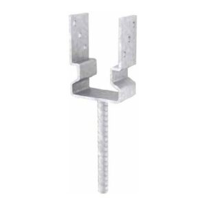 U-Pfostenträger zum Einbetonieren M50 150 x 5,0 mm, Basis 71 x 60 mm
