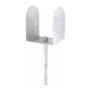 Offener Pfostenträger zum Einbetonieren M52 140 x 2,5 mm