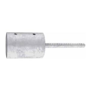 Pfostenträger rund mit Stange zum Einbetonieren M53 150 x 3 mm, Hülse Ø101 mm
