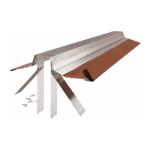 Starres First- und Gratbelüftungskit PEAK VENT AISI 430 400 mm x - mm x 1 m, RAL 9005 – Packung 5 Stk.