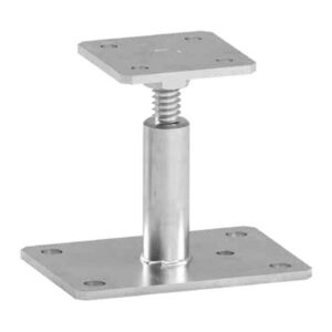 Verstellbarer Pfostenträger R60 150 ± 25 mm