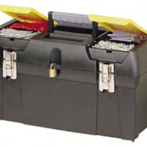 Werkzeugkasten Serie 2000 mit Metallschließe, 2 Organizern und Einsatz, Größe 16"