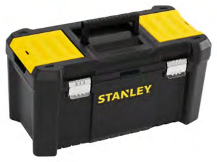 Werkzeugkasten Essential mit Metallschließen, Größe 16", Maße 40,6 × 20,5 × 19,5 cm – Bild 2