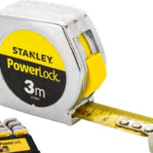 Bandmaß PowerLock Metallgehäuse, Länge 3 m, Breite 12,7 mm (1-33-218)
