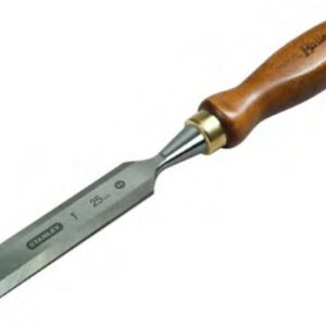 Stechbeitel mit lackiertem Holzgriff, Größe 12 mm, Länge 132 mm