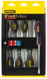 Schraubendreher-Set FatMax 6-teilig, Standard 8,0×150 str/elet.3,5×75 str/ Pozidriv 1,0×100 Po…