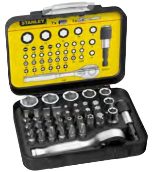 Schnellwechsel-Adapter, Tamper T10-T15-T20-T25-T27- Steckschlüsseleinsätze Antrie…