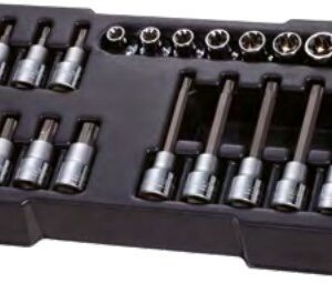 Einlagemodul Torx-Steckschlüsseleinsätze 24-teilig 1/2"