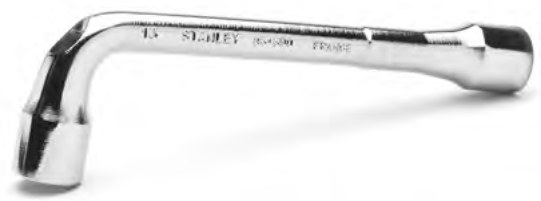 Rohrsteckschlüssel mit Durchgangsloch, 8,0 12,0 10,0 23,5 6,0 18,0 104,0 mm