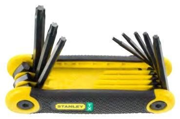 Torx-Stiftschlüssel-Satz 8-teilig, T15 T20 T25 T27 T30 T40 (2-69-266)