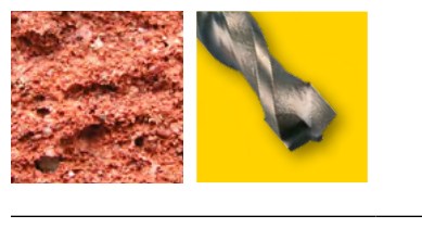 Steinbohrer, Durchmesser Ø6.5 mm, Nutzlänge 54 mm, Gesamtlänge 100 mm