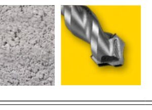 Betonbohrer mit Zylinderschaft, Durchmesser Ø5.5 mm, Nutzlänge 50 mm, Gesamtlänge 85 mm