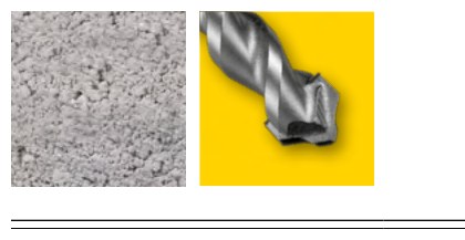 Betonbohrer mit Zylinderschaft, Durchmesser Ø5.5 mm, Nutzlänge 50 mm, Gesamtlänge 85 mm