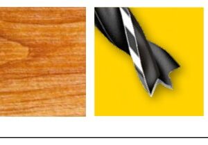 Flachfräsbohrer für Holz, Durchmesser Ø25 mm, Gesamtlänge 154 mm