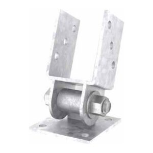 Neigbarer Pfostenträger S40 100 x 5,0 mm, 71 x 60 mm