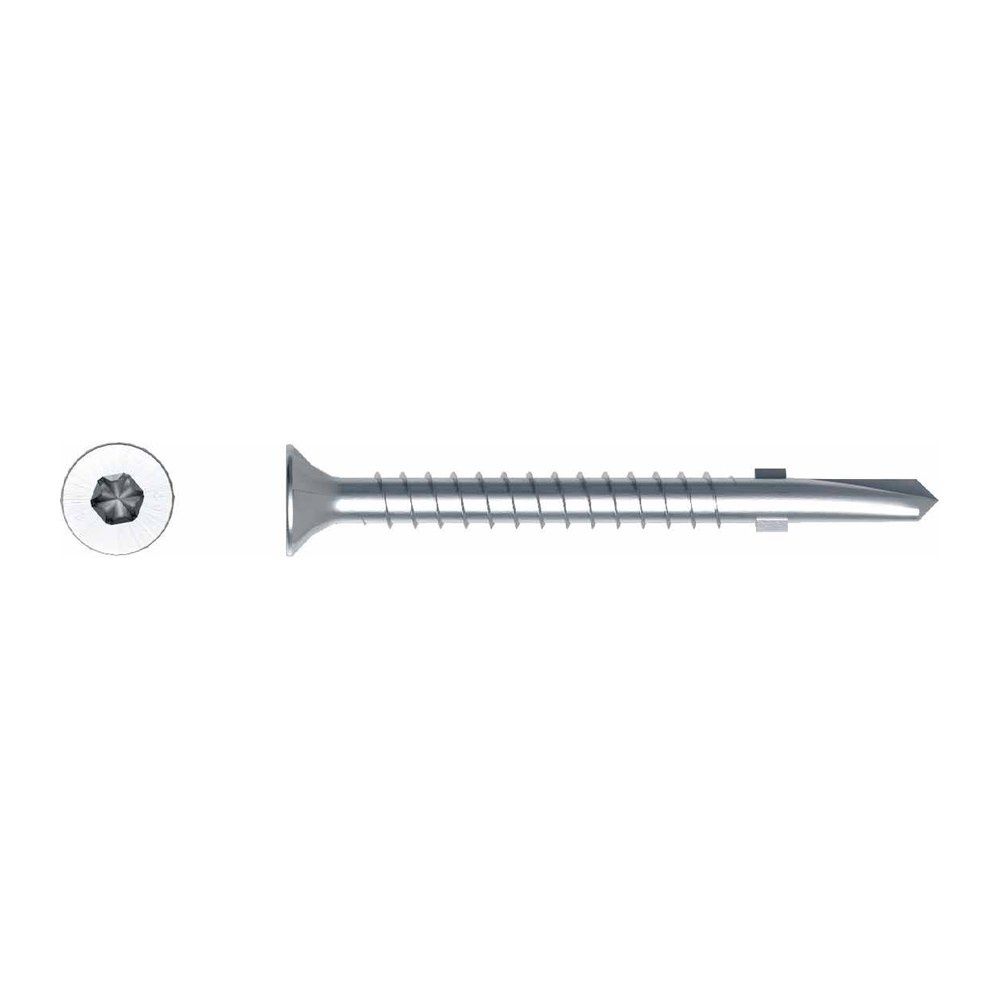 Selbstbohrende Schraube Holz-Metall SBS A2 5,5 x 55 mm – Packung 200 Stk.