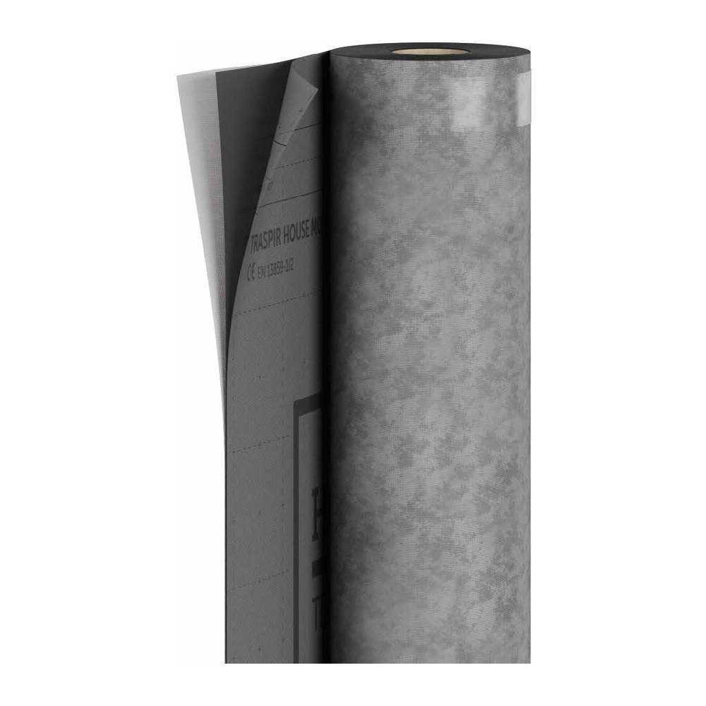 Monolithische hochdiffusionsoffene Bahn TRASPIR HOUSE MONO 135 1,5 x 50 m