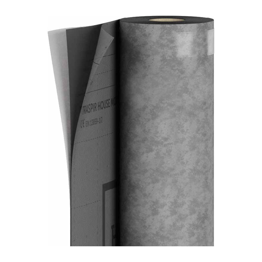 Monolithische hochdiffusionsoffene Bahn TRASPIR HOUSE MONO 160 1,5 x 50 m