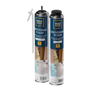 Mehrzweck-PU-Schaum UNIVERSAL FOAM beige, 750 ml, mit Pistole – Packung 12 Stk.
