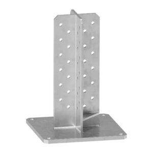 X-Pfostenträger X10 310 mm, Löcher Ø8