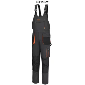 Arbeitslatzhose aus T/C-Canvas 260 g mit Oxford-Einsätzen, grau