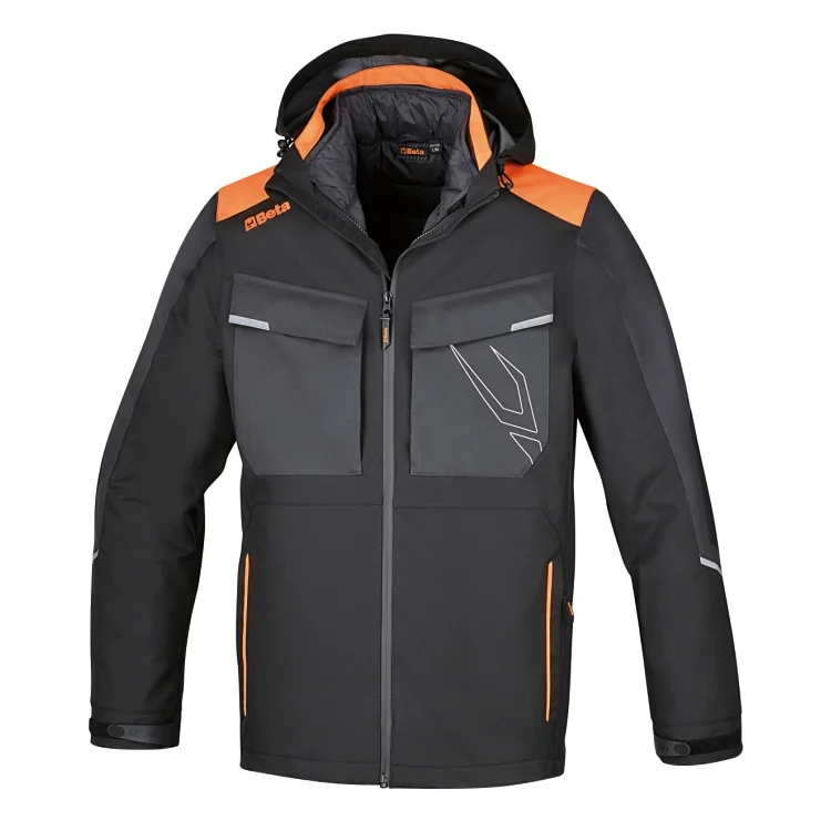 Wasserdichte 3-in-1-Jacke, bestehend aus Außenhülle aus 100 % Polyester mit wasserdichter, winddichter und atmungsaktiver TPU-Membran (Wassersäule 8.000