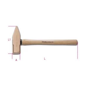 Deutsche Hämmer funkenfrei, Holzstiel