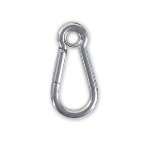 Karabiner mit Ring für allgemeine Verbindungen, Edelstahl AISI 316, KEINE persönliche Schutzausrüstung