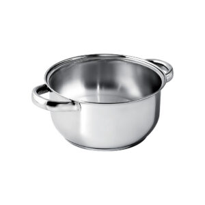 Kasserolle Easy Edelstahl 0,45 l ø 12 cm H. 6,5