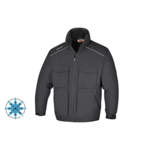 Arbeitsblouson mit vielen Taschen, 100 % Polyester, Wattierung 100 % Polyester 120 g, schwarz