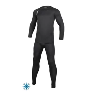 Set technische Funktionsunterwäsche, schwarz