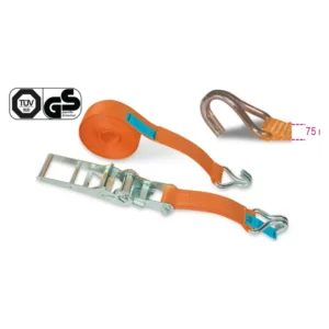 Ratschen-Zurrsysteme LC 5000 kg, Gurt aus hochfestem Polyester (PES), Spitzhaken