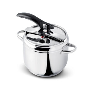 Schnellkochtopf Easy 3,5 l ø 20 cm H. 20 cm aus Edelstahl AISI 430 mit 3 Sicherheitsventilen + Öffnungssperre, im bedruckten Karton