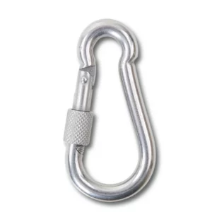 Karabiner mit Verschlussmutter für allgemeine Verbindungen, Edelstahl AISI 316, KEINE persönliche Schutzausrüstung