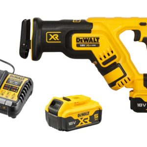 18 Volt Akku-Säbelsäge (bürstenlos) - für Akku Plus – mit 2 Akkus 5,0 Ah und Ladegerät