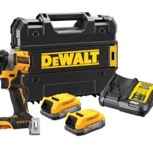 18V XR Akku-Schlagschrauber 1/4" (bürstenlos), max. 206 Nm, inkl. 2x Powerstack Akku (18 Volt / 1,7 Ah) mit Pouch-Akku Technologie